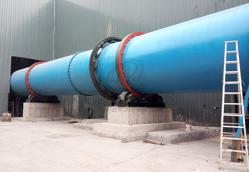 Two sets of φ2.2x18m sawdust drying granulation production line