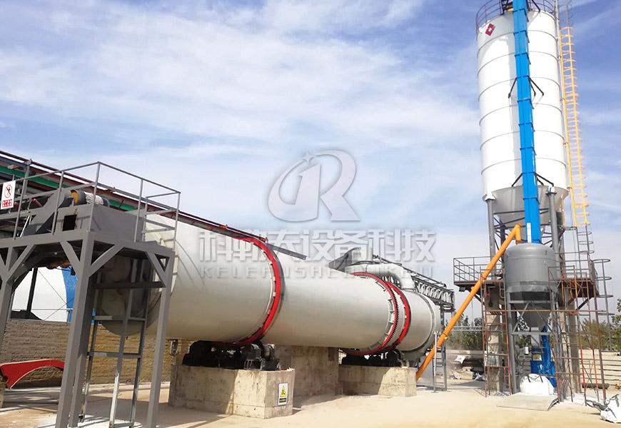 gypsum drying production project officially put into operation