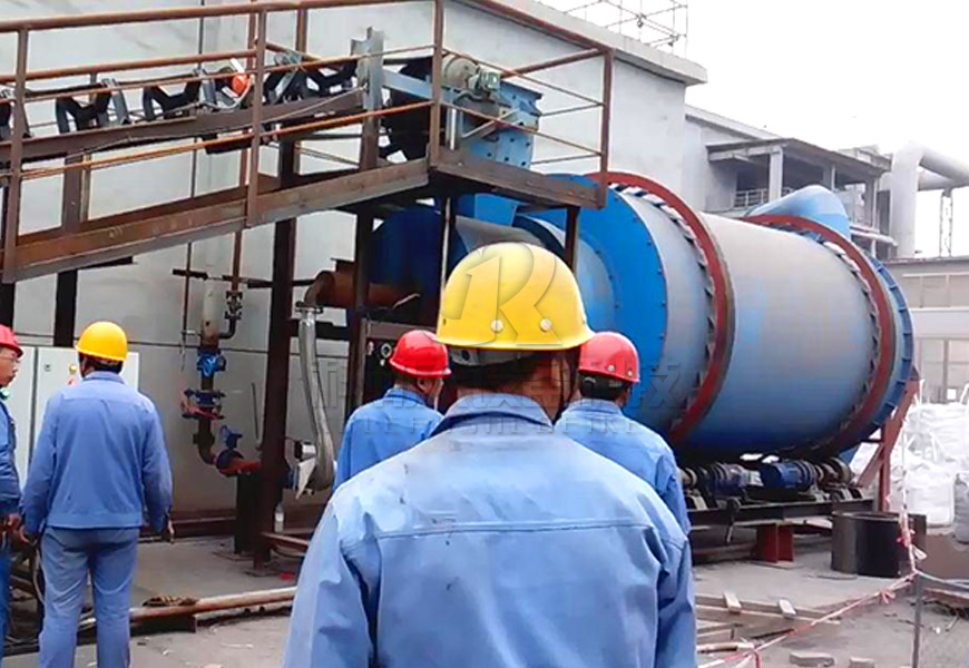 40 tons of mineral powder drying project started