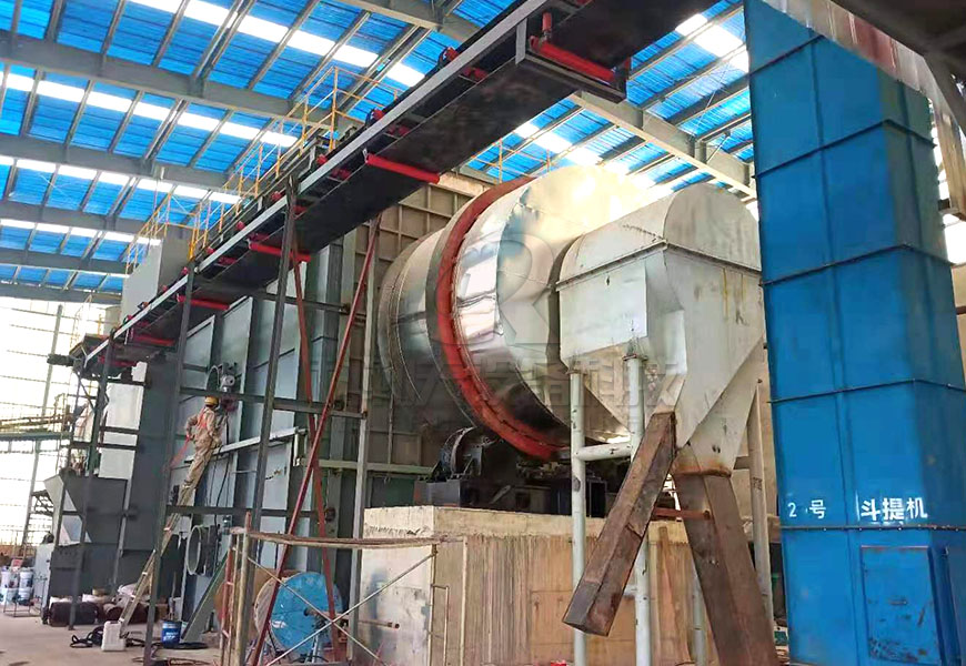 large-scale gypsum calcination production line