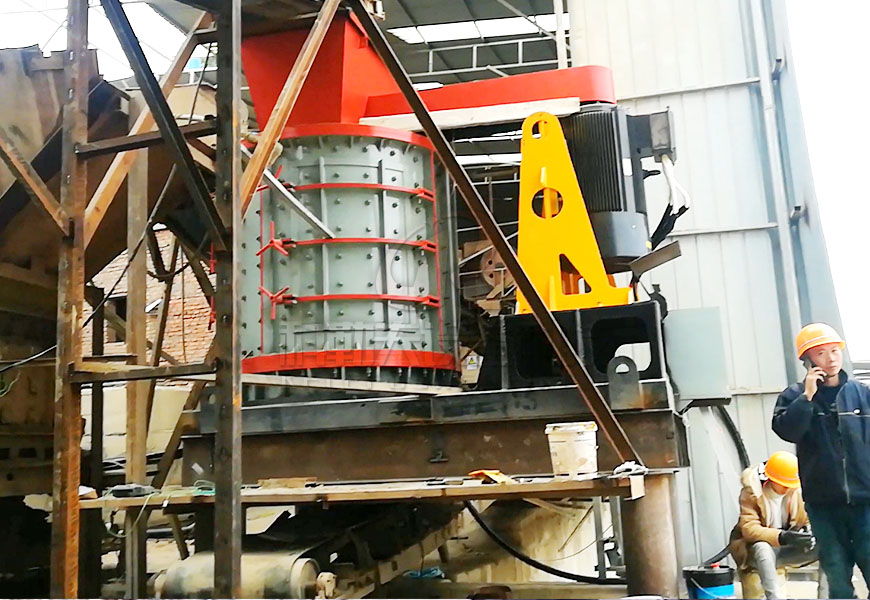 Limestone crushing and sand making production line